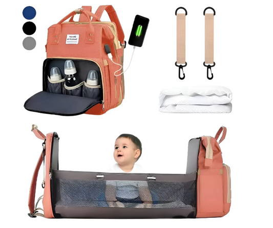 Pack Pañalera multiuso con ayudante Caminador para bebé