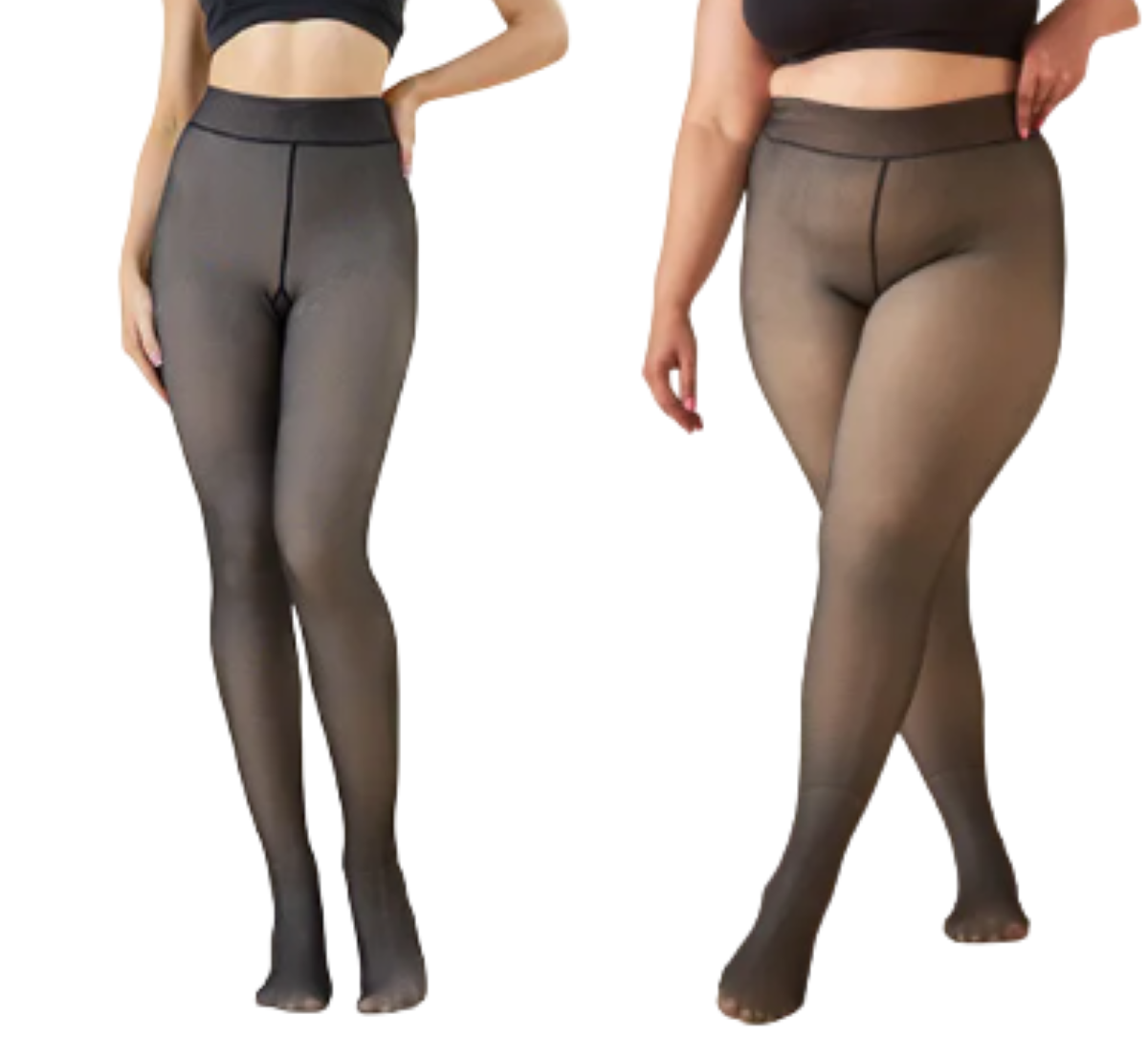COMBO Outfit invernal tres prendas, Falda, Panty Efecto Piel y Polaina