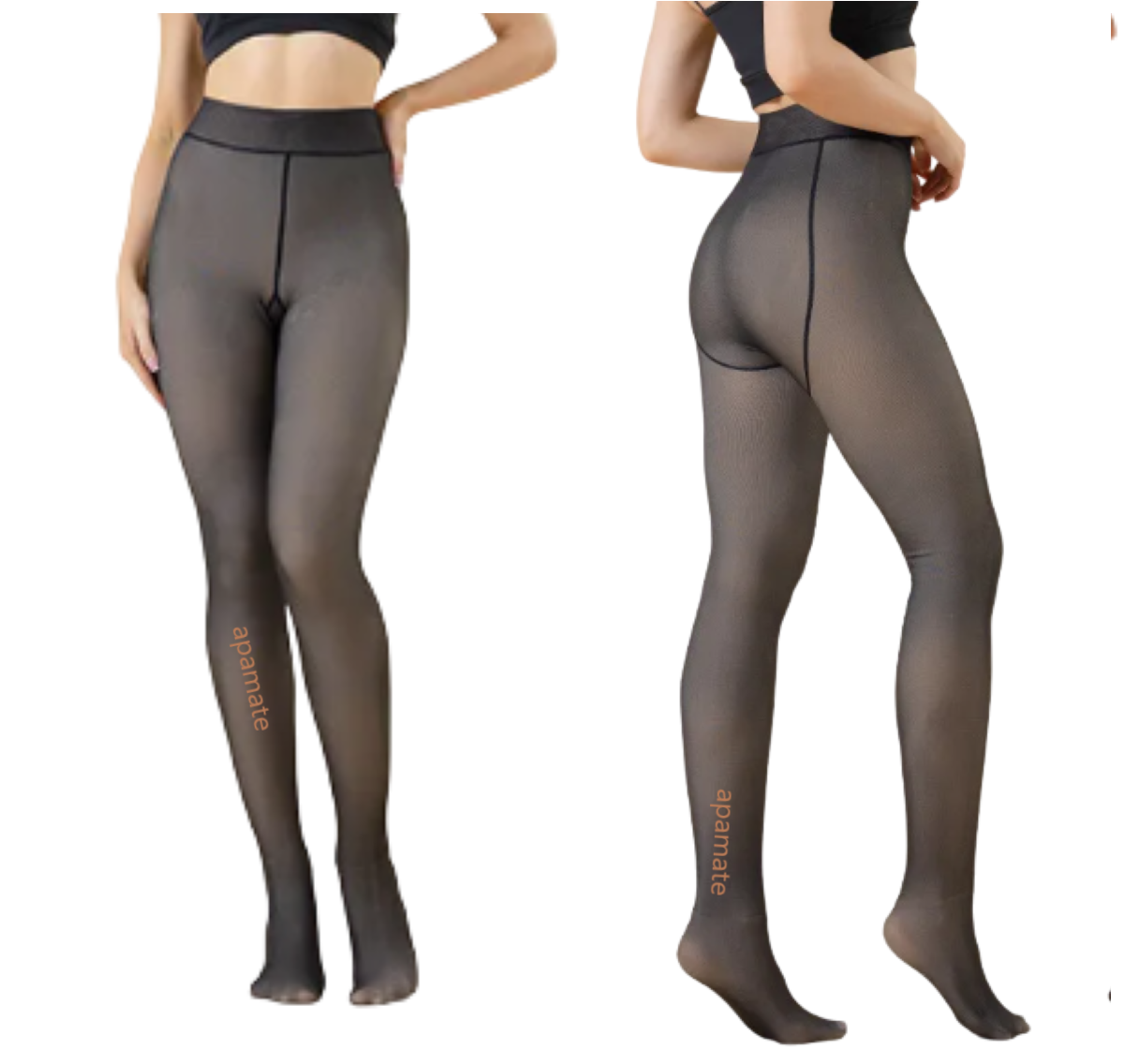 Pantys Efecto Piel, Beige y Blanca todas con chiporro ideal para otoño y el invierno, tus piernas estarán abrigadas y protegidas del frio