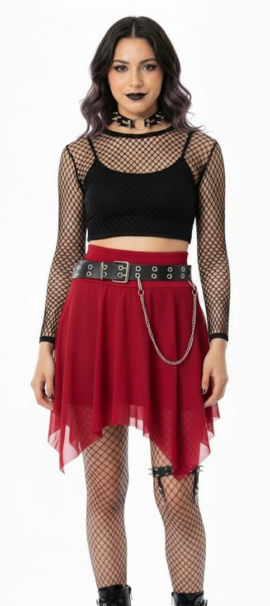 Faldas Asimétricas de Puntas