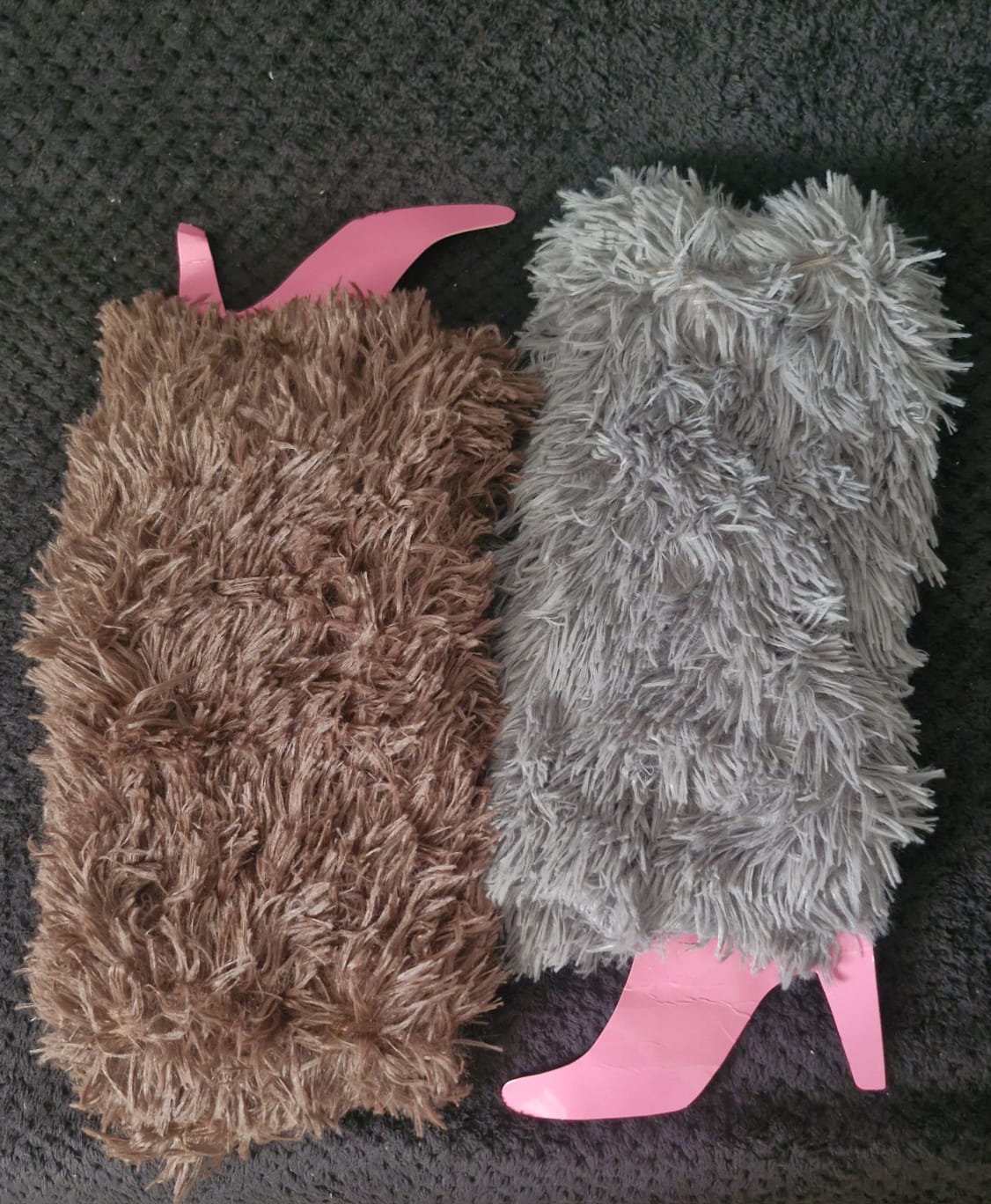 POLAINAS PELUDAS ESTILOS YK2 GÓTICO Y KAWAII