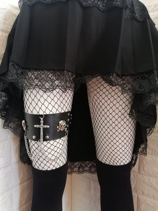 Arnés de Muslo, variedad de diseño gato, corazón, encaje y muchos más.