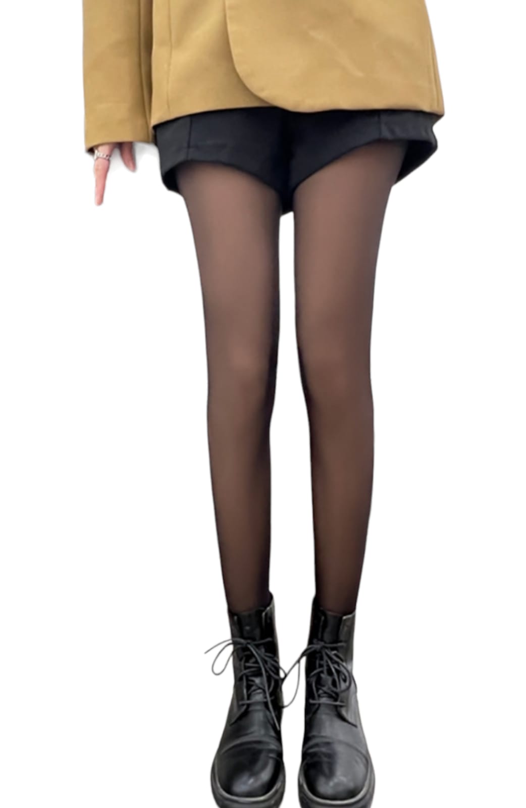 Pantys Efecto Piel, Beige y Blanca todas con chiporro ideal para otoño y el invierno, tus piernas estarán abrigadas y protegidas del frio