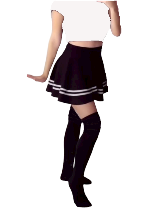 falda plisada negra con diseño, góticos, calavera, dark