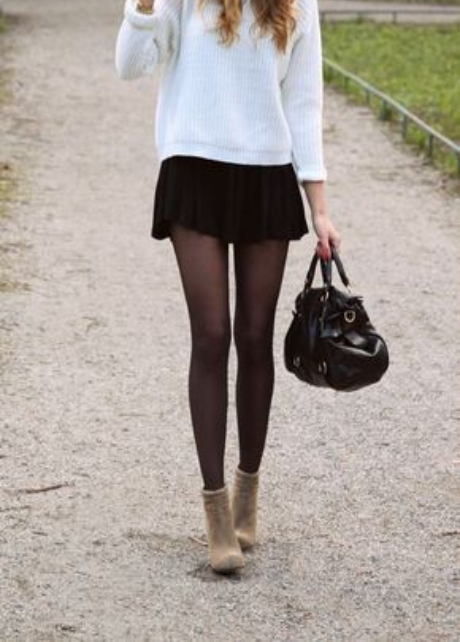 Pantys Efecto Piel, Beige y Blanca todas con chiporro ideal para otoño y el invierno, tus piernas estarán abrigadas y protegidas del frio