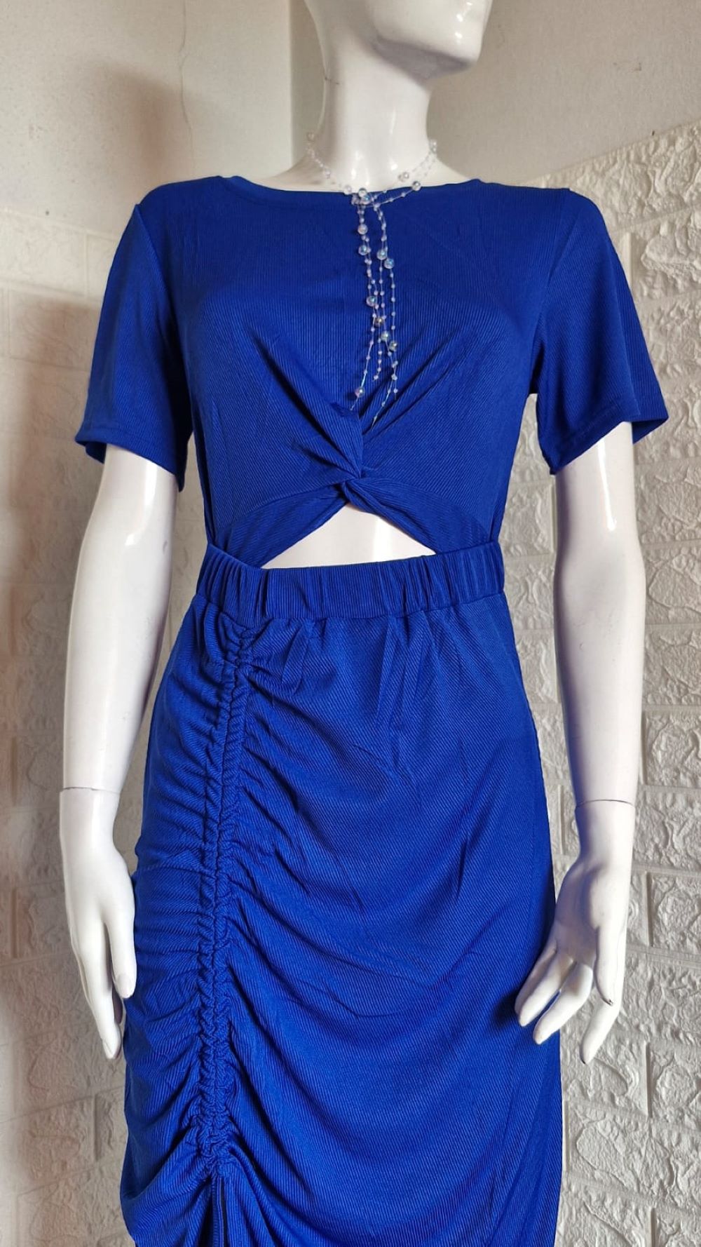 Vestido Casual Largo con Abertura Ajustable en la Pierna Mujer