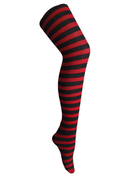 Pantys Rayadas, para resaltar en tus fiestas Halloween, Navidad, Cosplay