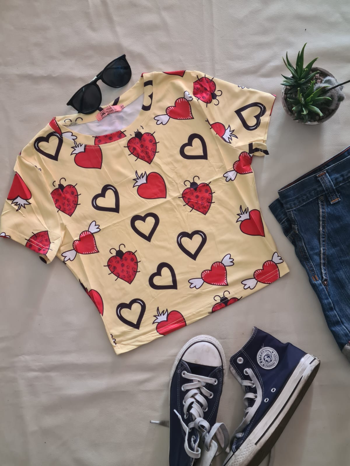 Polera frescas variados colores y diseños