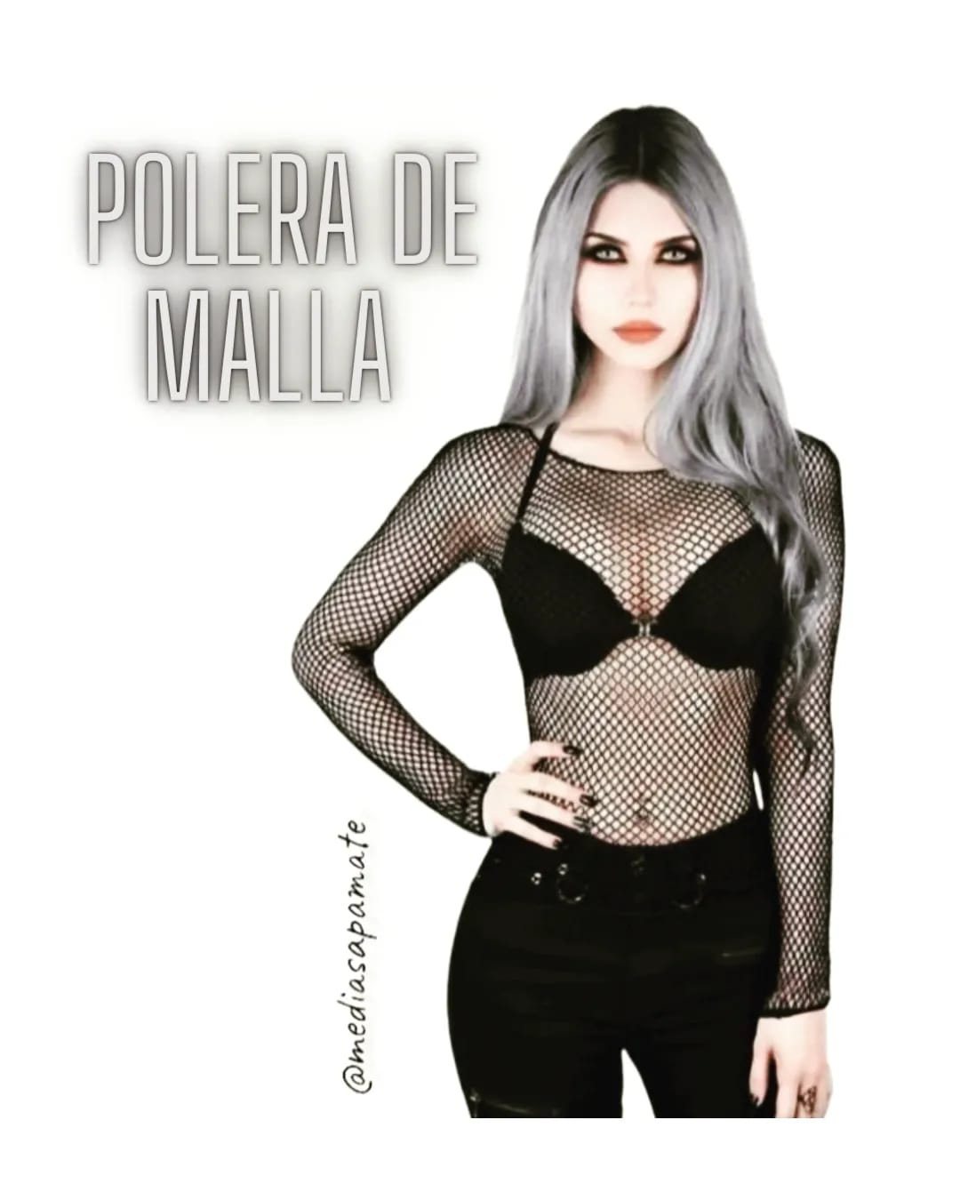 Poleras y Top de Malla Hoyo Grande y Pequeños.