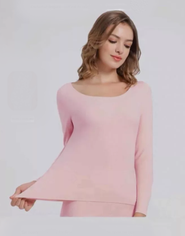 Polera de Polar Mujer Primera capa para mantener el calor corporal