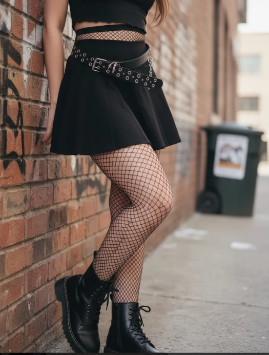 Falda Lisa Negra, completa tu estilo dark, punk, kawaii, estilo juvenil