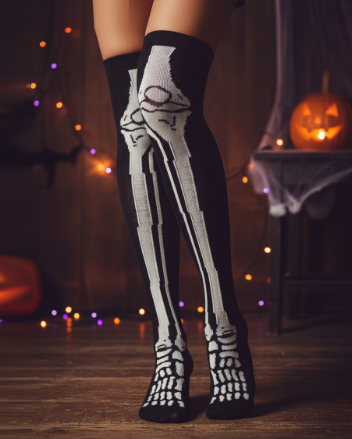 Combo  Halloween falda, guante y bucanera con o sin diseño