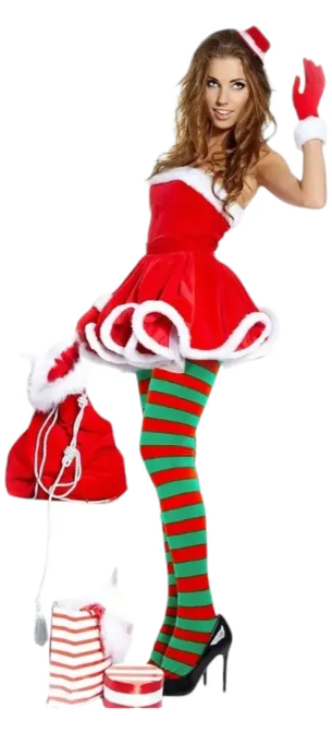 Pantys Rayadas, para resaltar en tus fiestas , Navidad, Cosplay,Halloween