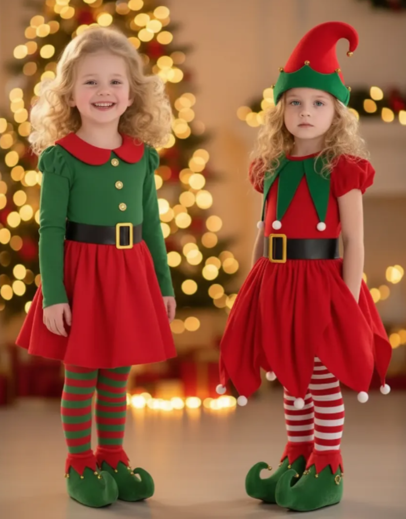 Pantys Navideñas para Niños y Niñas edad de 4 a 8 años