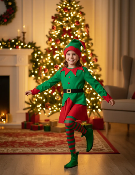 Pantys Navideñas para Niños y Niñas edad de 4 a 8 años