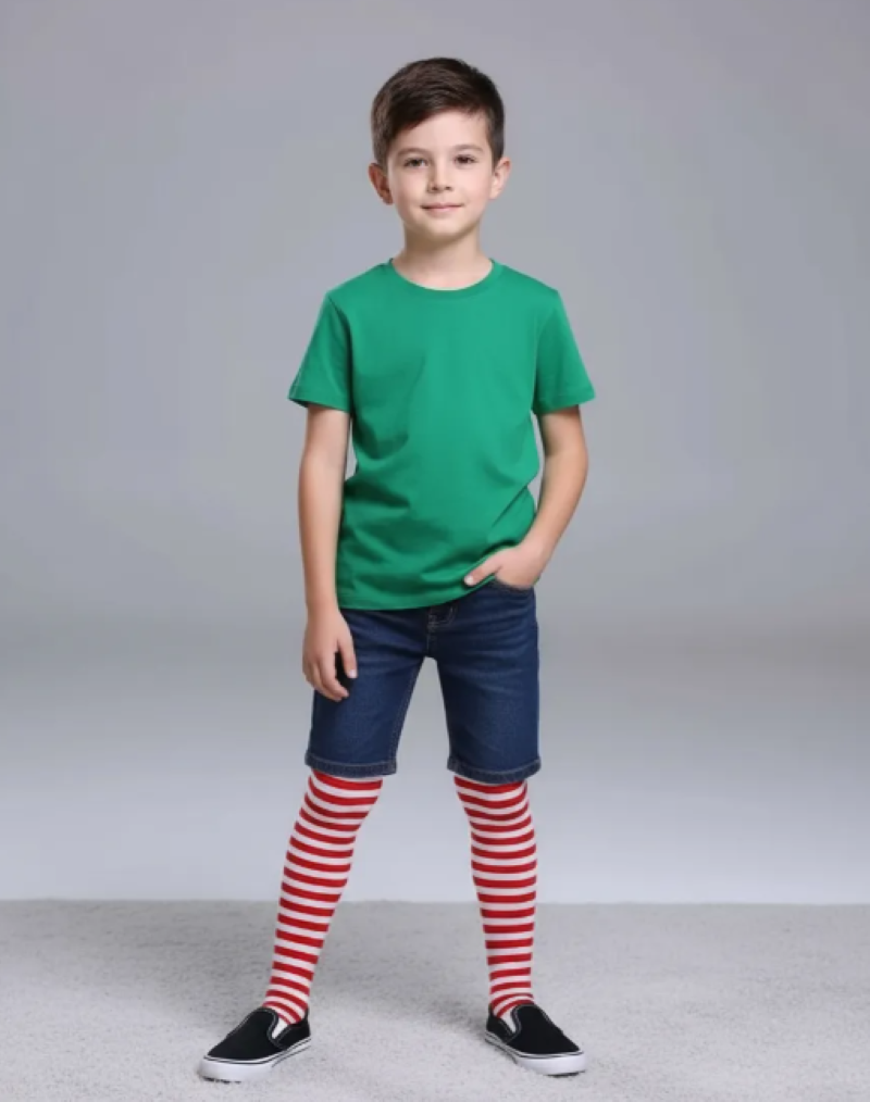 Pantys Navideñas para Niños y Niñas edad de 4 a 8 años