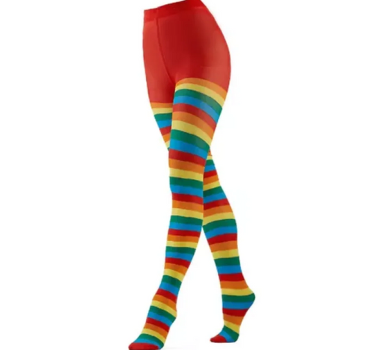 Pantys Rayadas, para resaltar en tus fiestas , Navidad, Cosplay,Halloween