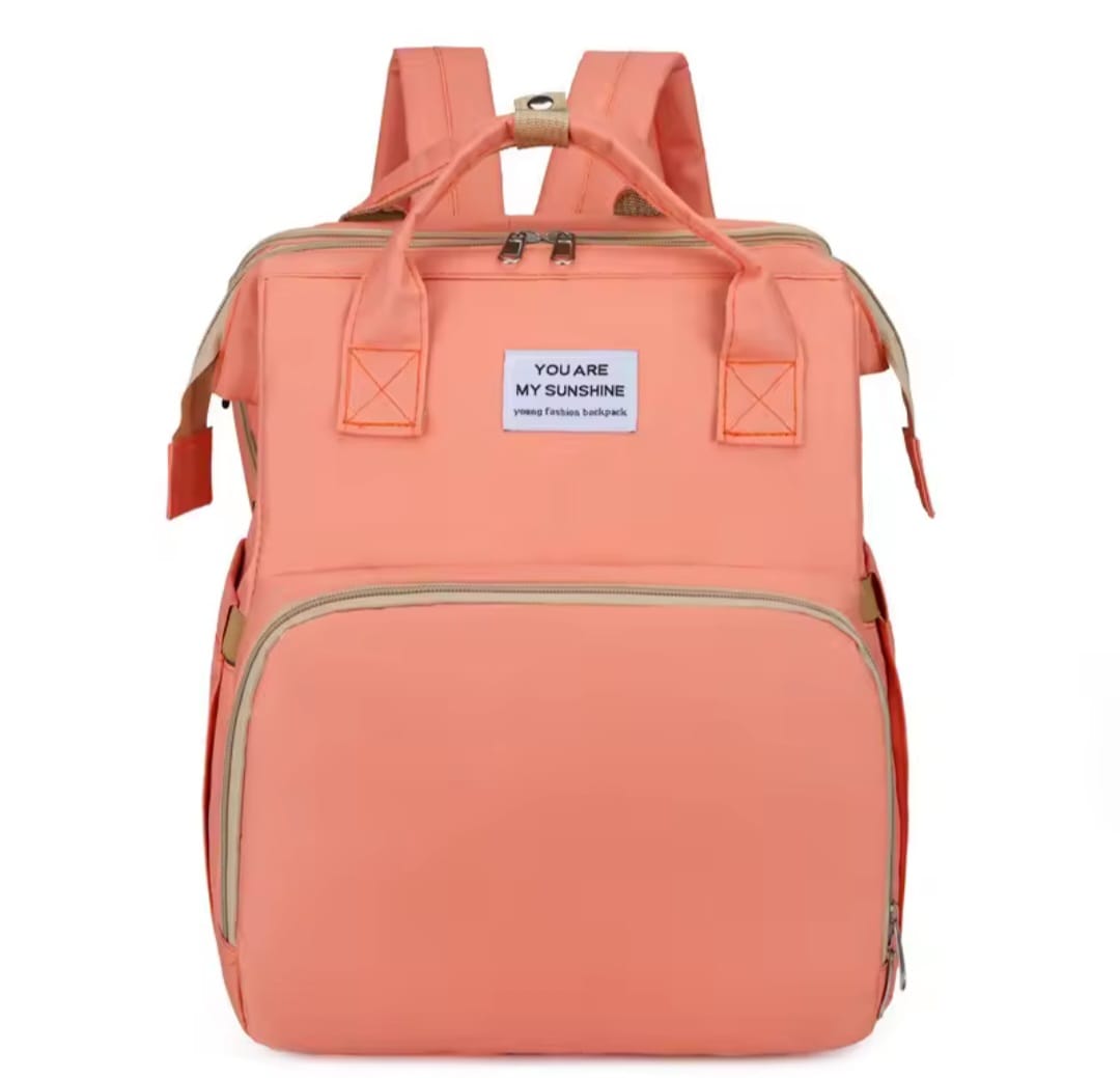 Pack Bolso Pañalera Cuna + Cargador para Bebé