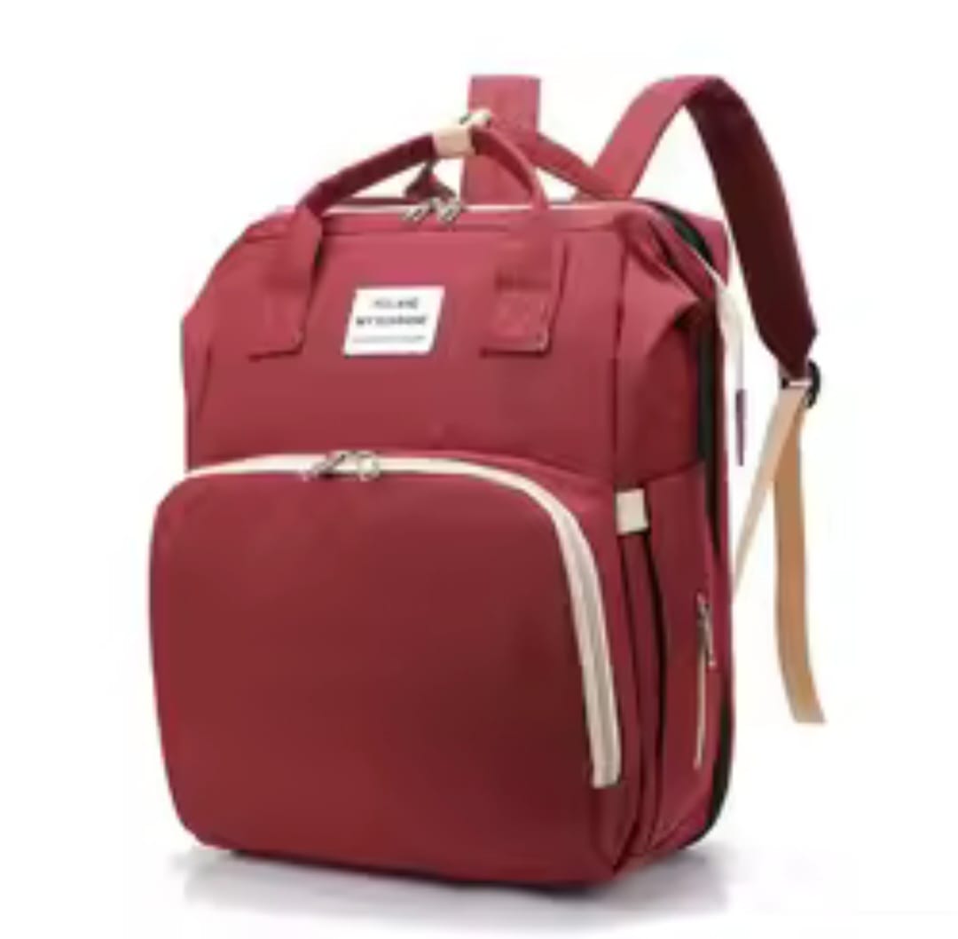 Pack Bolso Pañalera Cuna + Cargador para Bebé