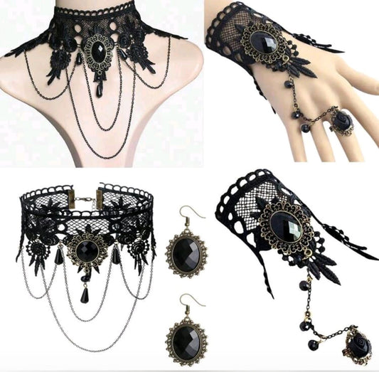 Chokers variados diseños ajustables, punk, gotico, gargantilla, collar