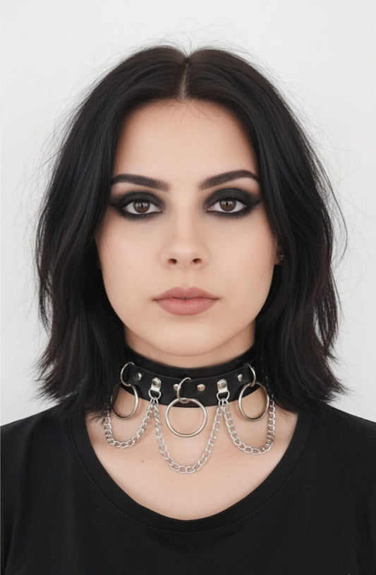 Chokers variados diseños ajustables, punk, gotico, gargantilla, collar