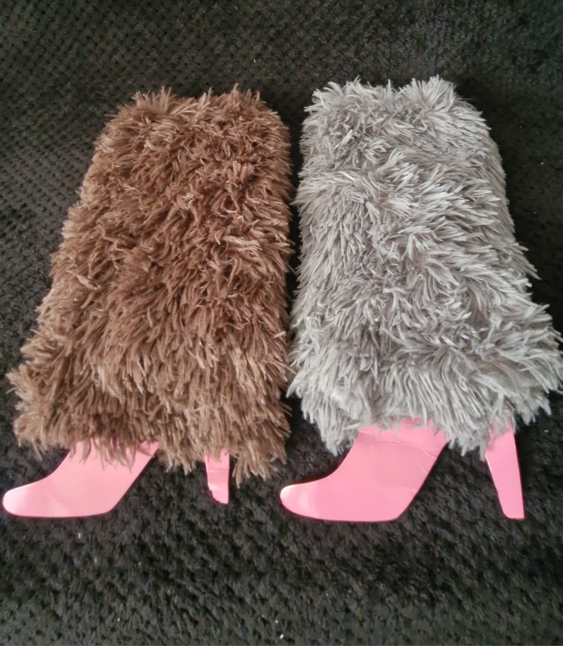 POLAINAS PELUDAS ESTILOS YK2 GÓTICO Y KAWAII