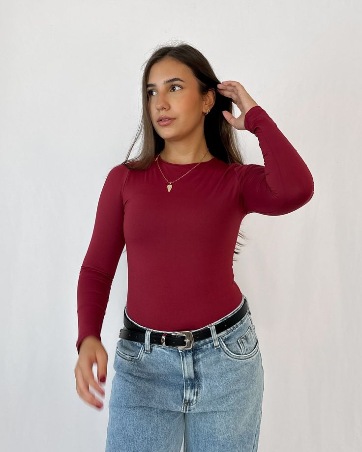 Polera de Polar Mujer Primera capa para mantener el calor corporal