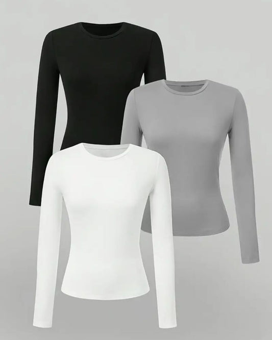 Polera de Polar Mujer Primera capa para mantener el calor corporal