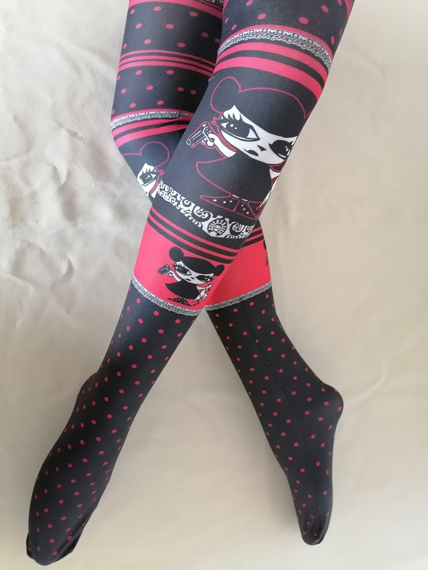 Pantys Negras y Colores variados Diseños.